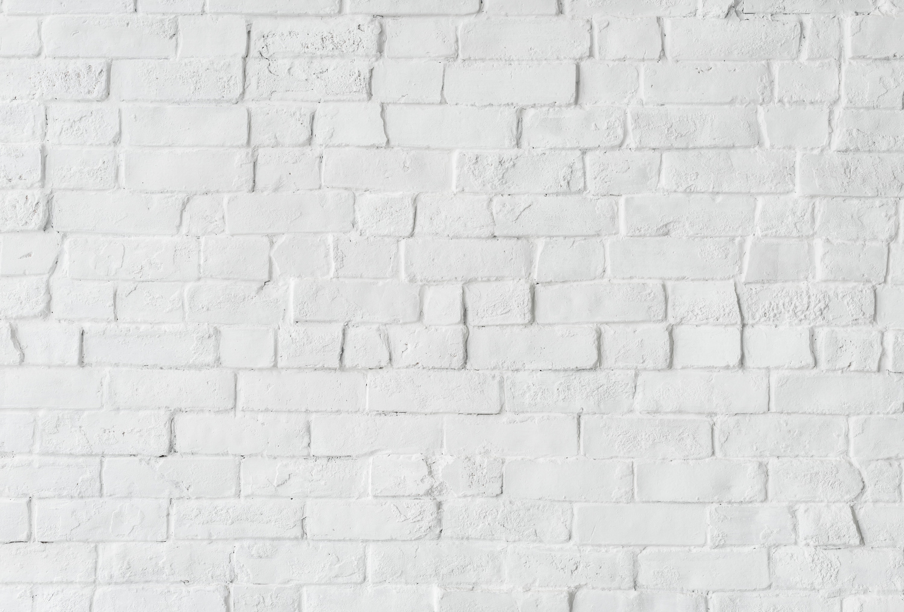 White Brick Wall Background